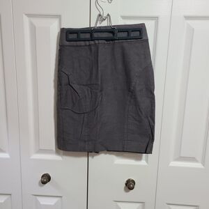Elegant Gray Women's Skirt Banana Republic